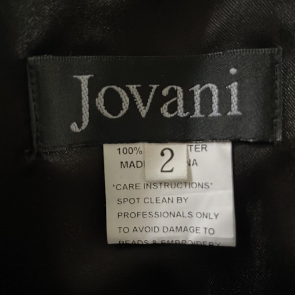 Jovani Sequined Dress NWT Size 2 - Picture 8 of 10